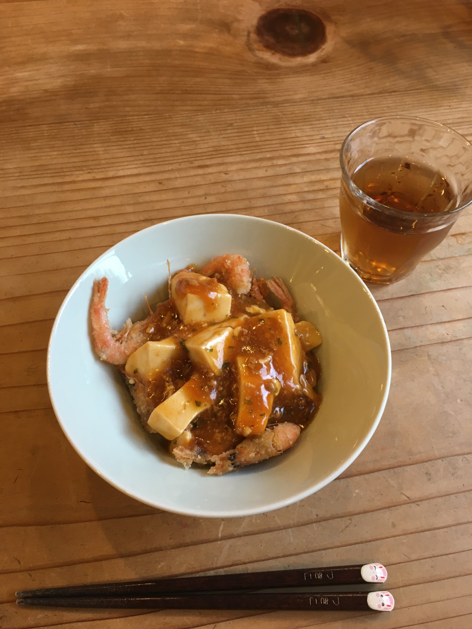 どっちも食べたい！エビチリ風麻婆豆腐