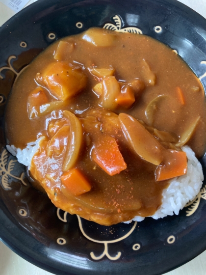 ひと手間で大人の味！カレーライス