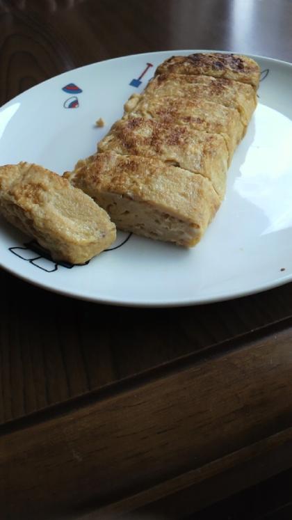 卵焼きよく作るのに焼き肉のタレは思いつきませんでした♪間違いない味で美味しかったです(^^)/