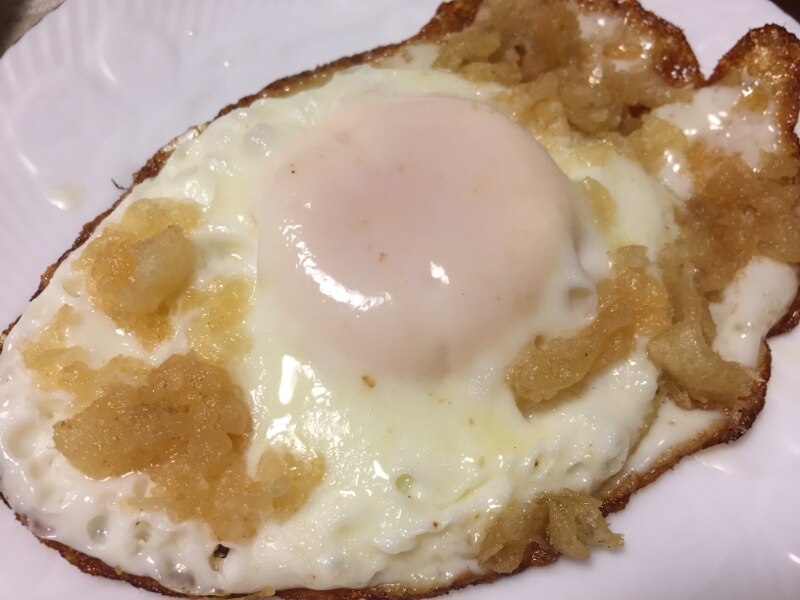 天かす目玉焼き レシピ・作り方 by ボンド子 - 楽天レシピ