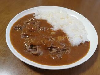 牛肉と玉ねぎのカレーライス