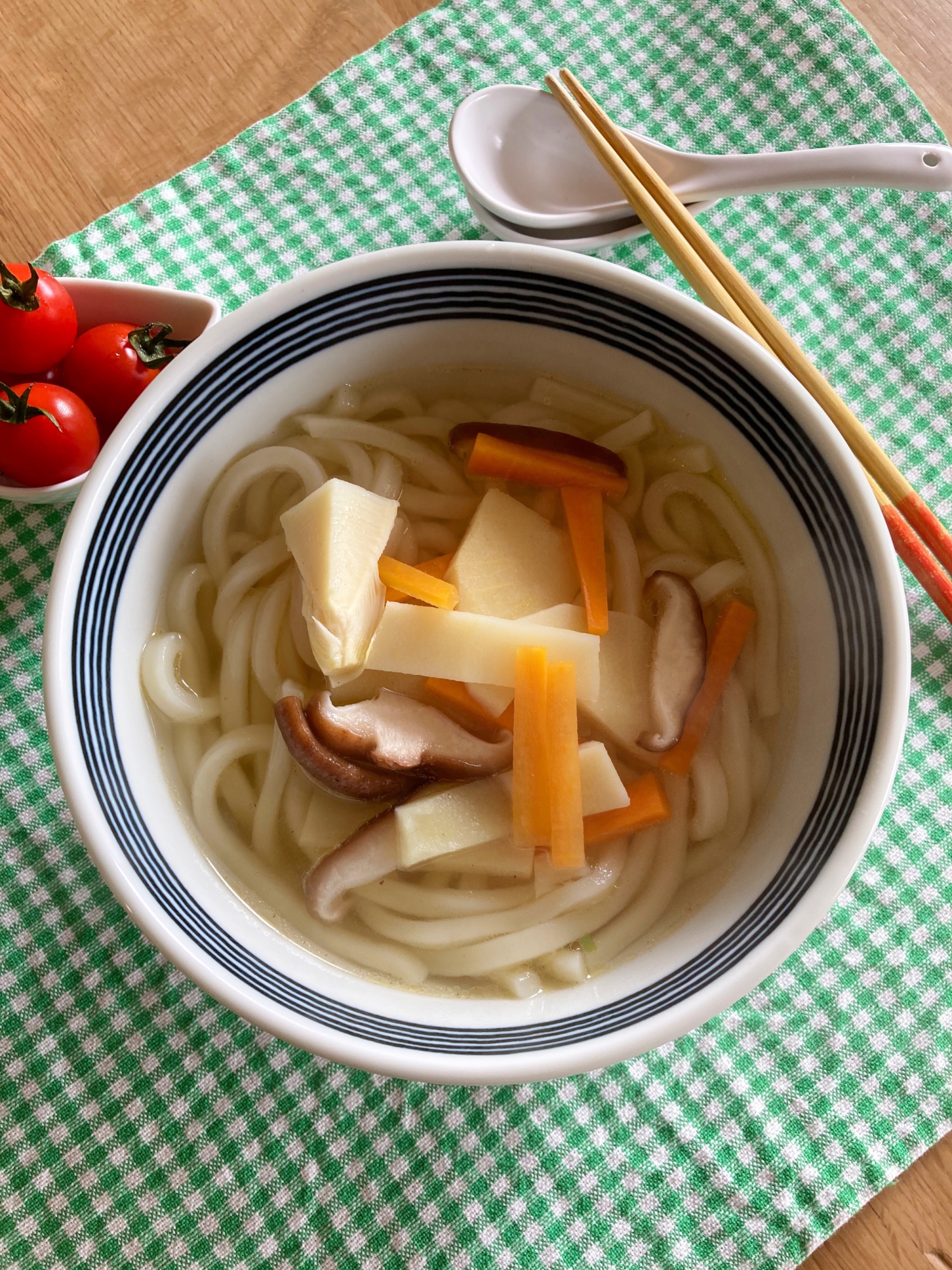 春の竹の子うどん♪