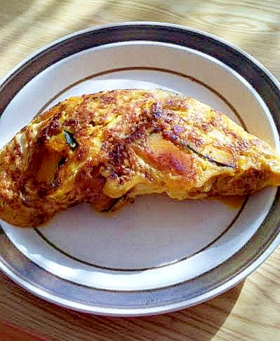 かぼちゃの煮物リメイク オムレツ レシピ 作り方 By Nana Po 楽天レシピ