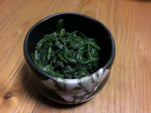 ほうれん草の胡麻和え