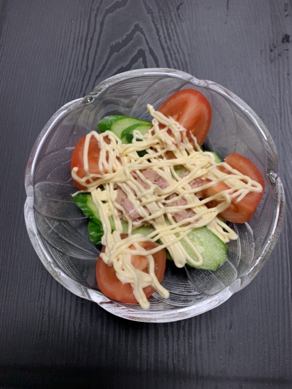 【簡単朝ご飯】野菜とシーチキン