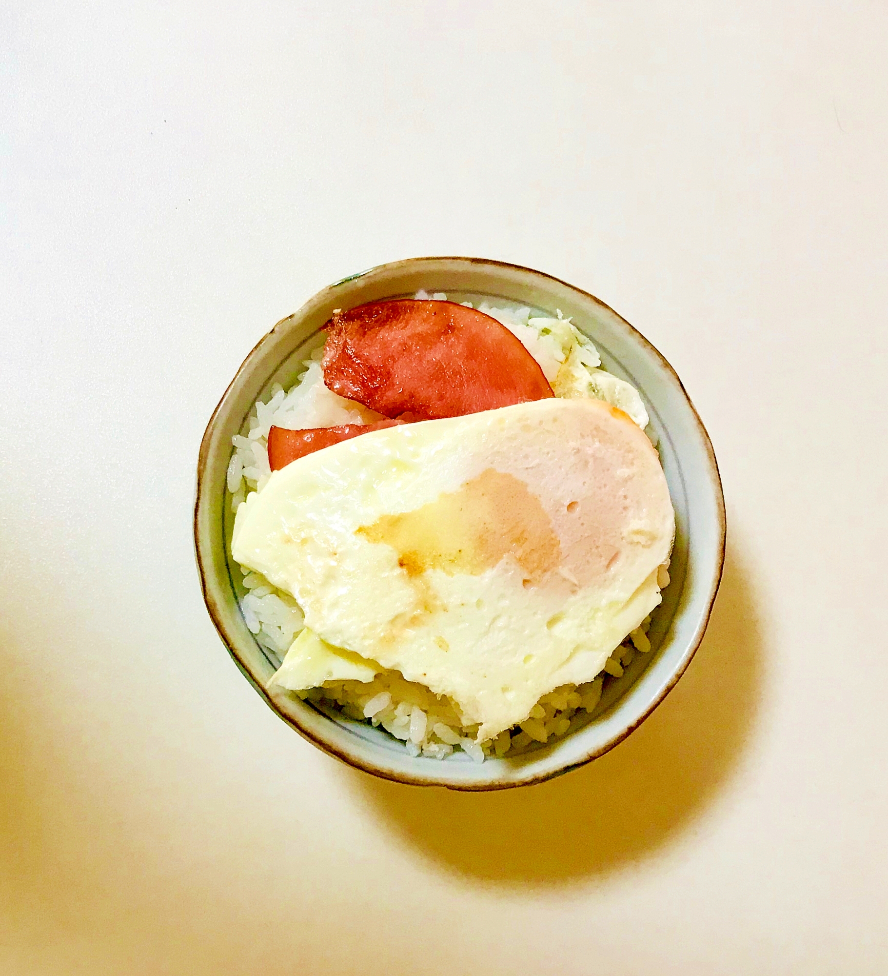 目玉焼き両面焼きご飯