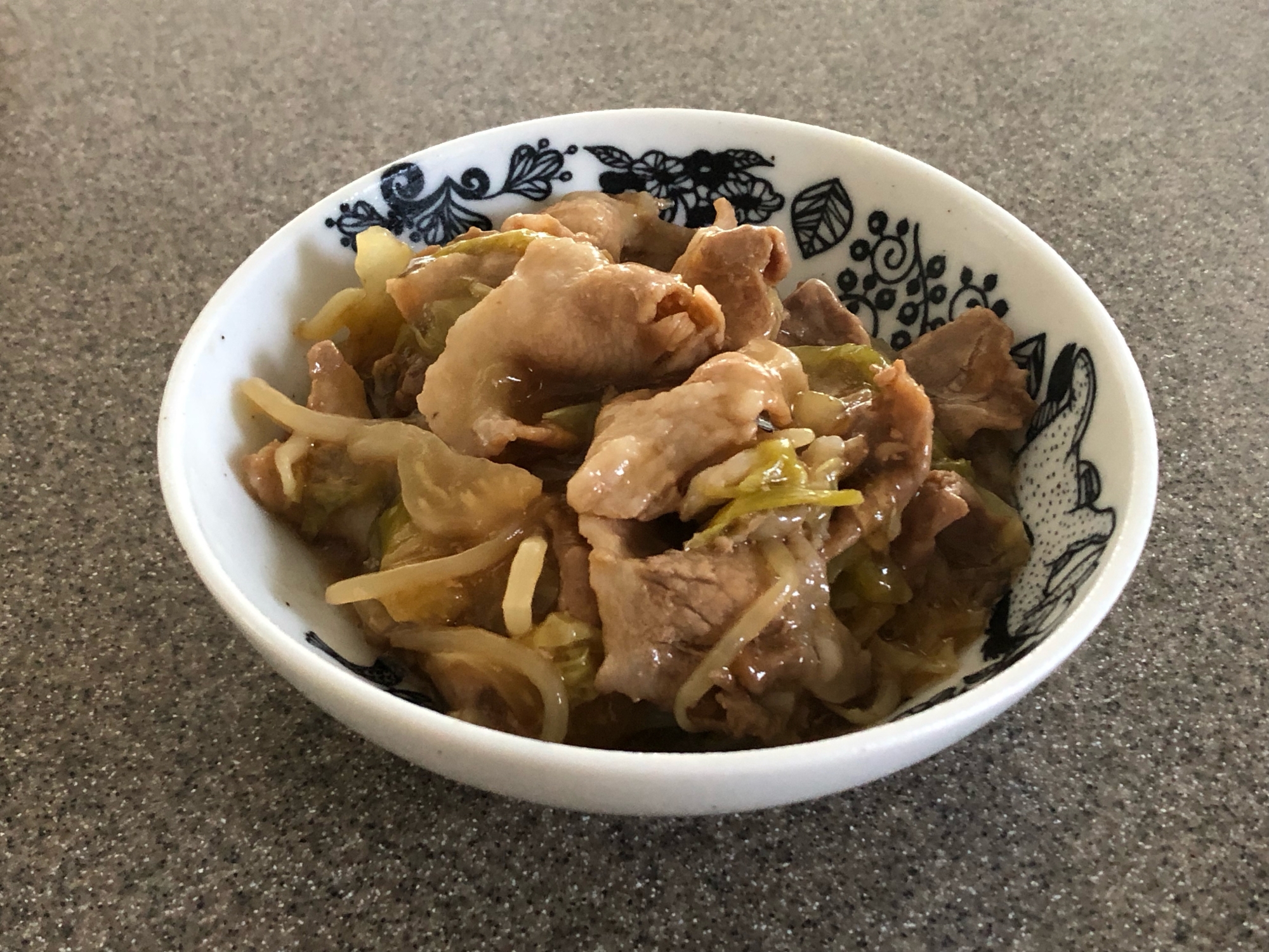 ホットクック☆豚肉とキャベツともやしの甘辛酢煮