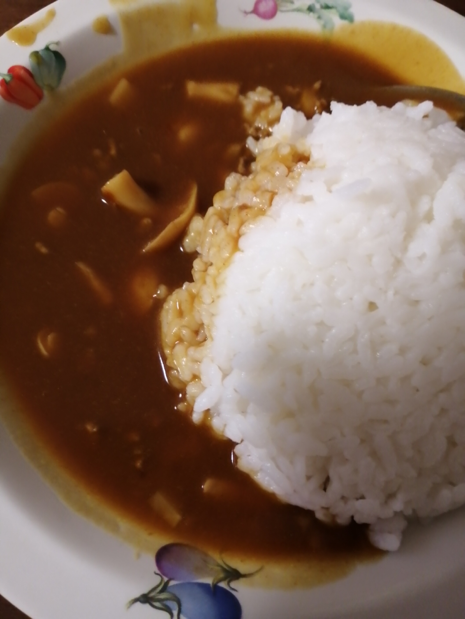 ひき肉と菊芋のカレー