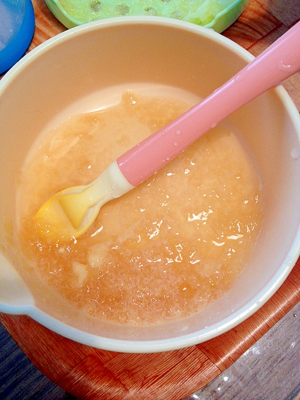 離乳食 風邪引き赤ちゃんに すりおろし林檎 レシピ 作り方 By みゅうしろ 楽天レシピ 離乳食 風邪引き赤ちゃんに すりおろし林檎 レシピ 作り方 By みゅうしろ 楽天レシピ