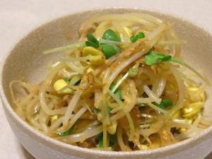 豆もやしの酢味噌和え