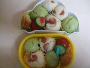 冷めても美味し!ホットケーキミックスde蒸しパン2