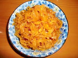 まだ食べれます!!すっぱくなっちゃったたくあん炒め