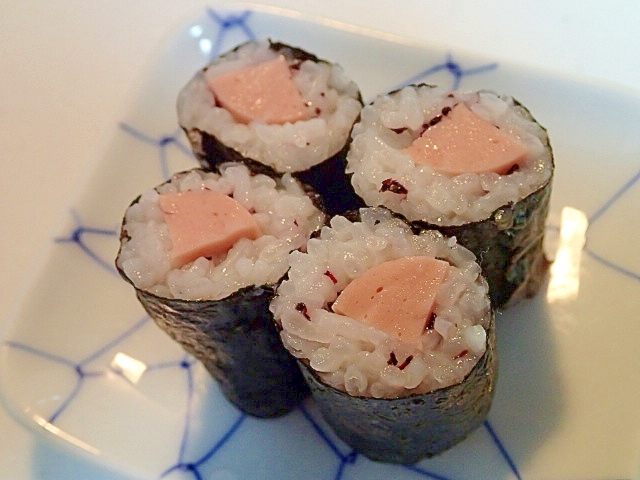 魚二ソとゆかりの細巻き寿司♬