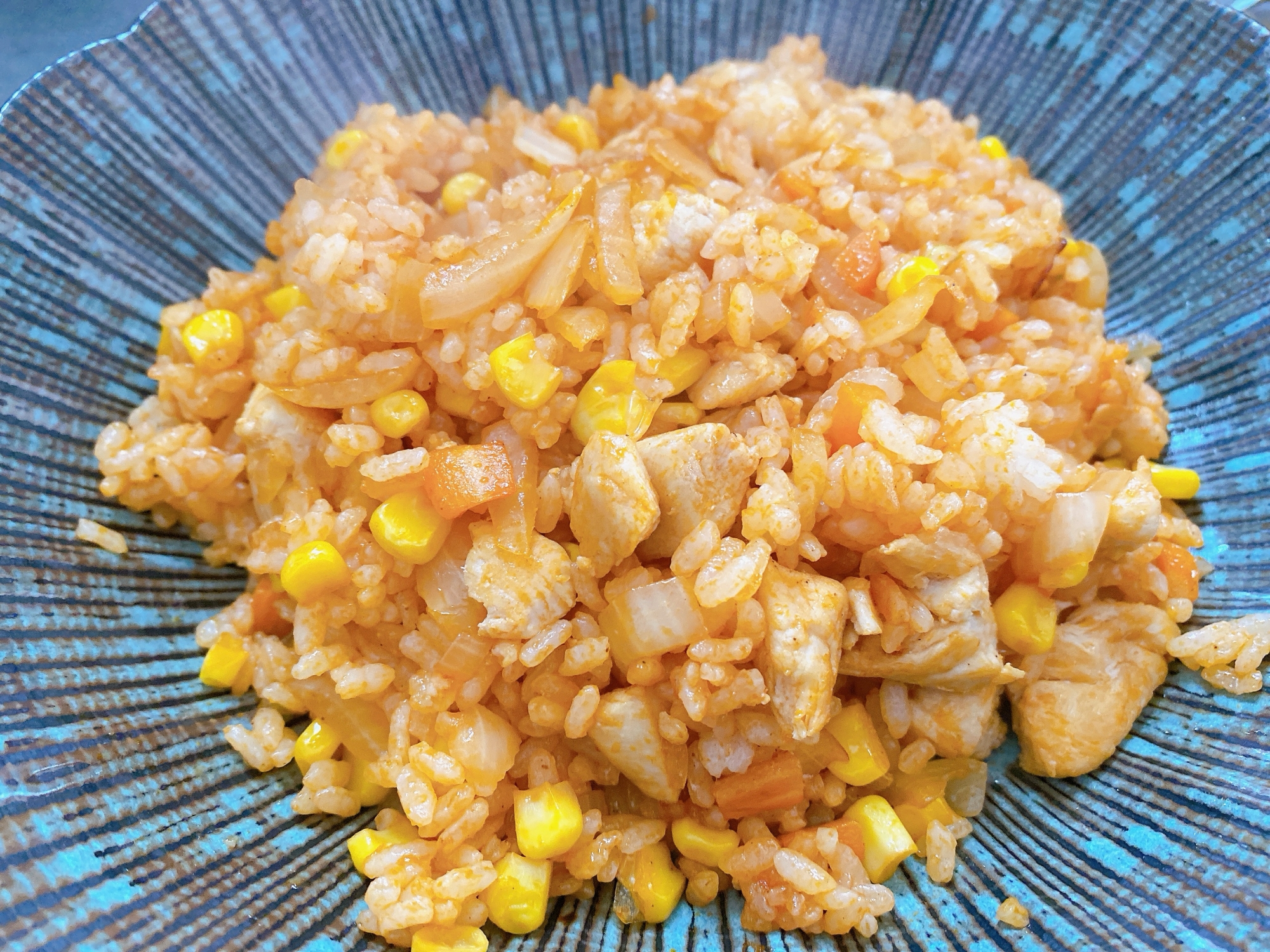 ♢コーンたっぷりチキンライス♢