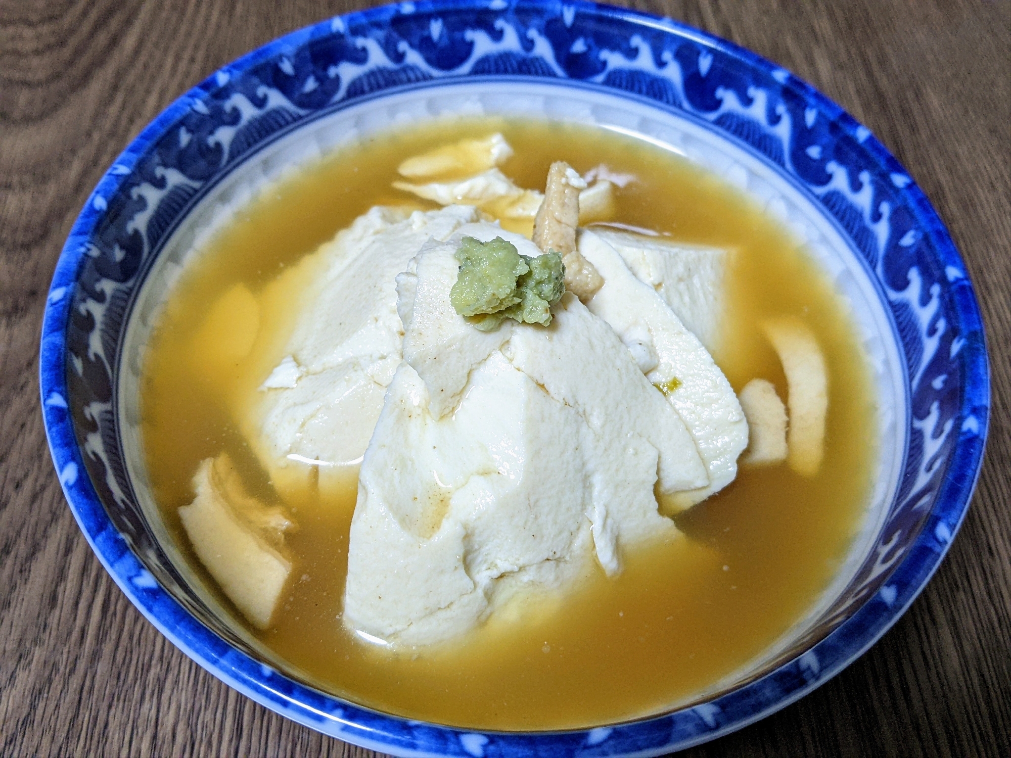 うどんのお出汁が残ったら…豆腐の湯葉風