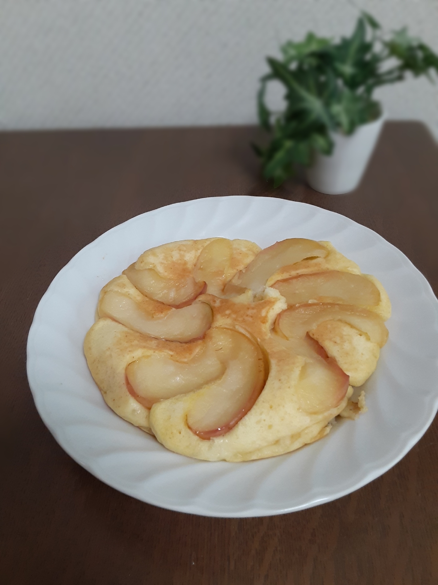 【おいしくないリンゴ救済】アップルパンケーキ