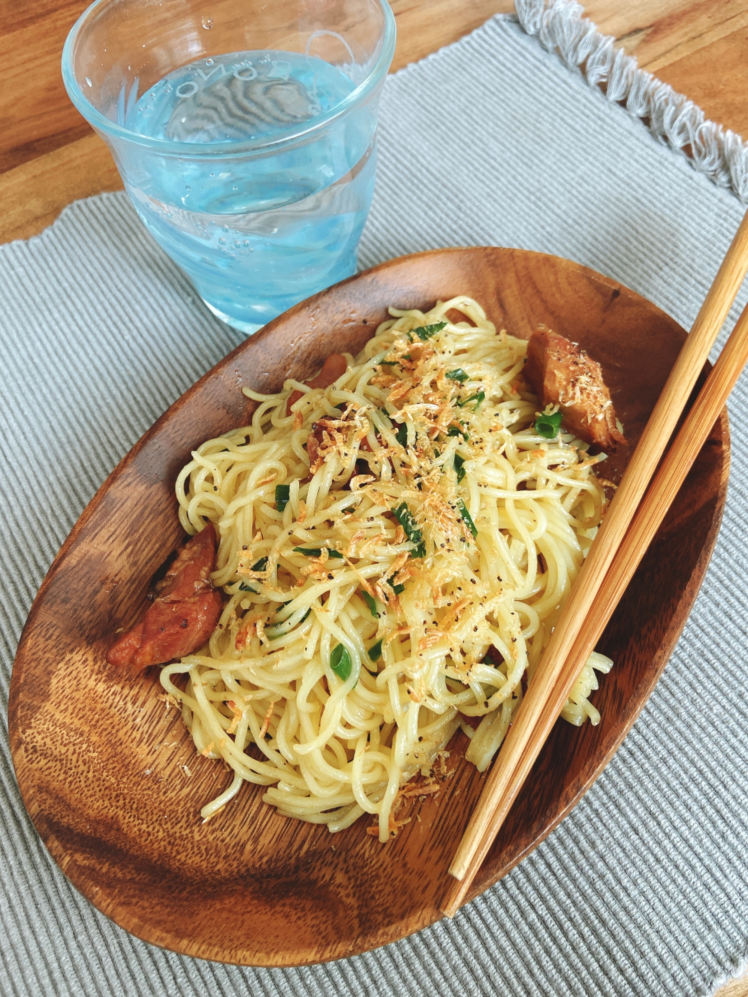 焼き鳥塩焼きそば