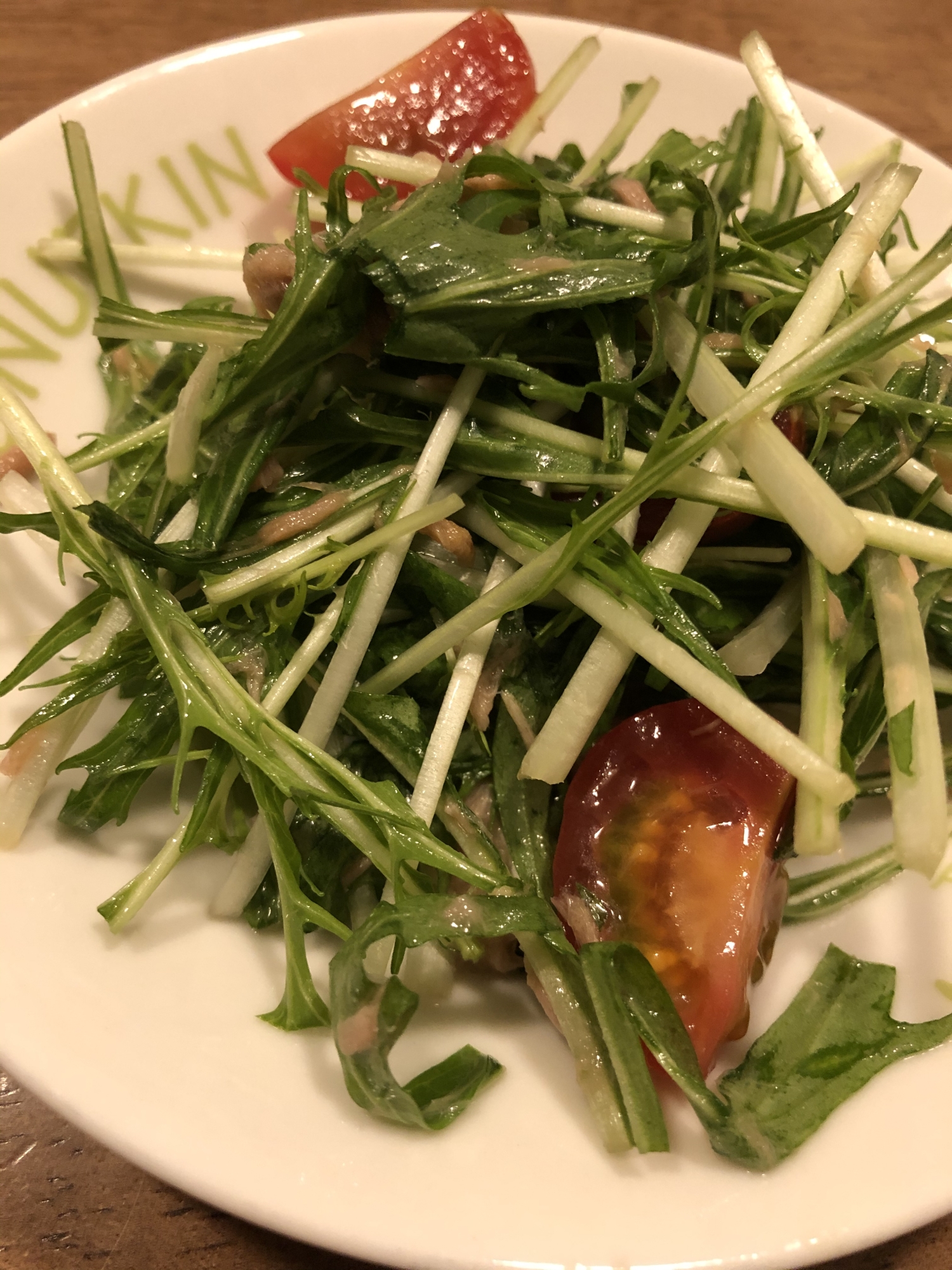 水菜とツナの和風サラダ