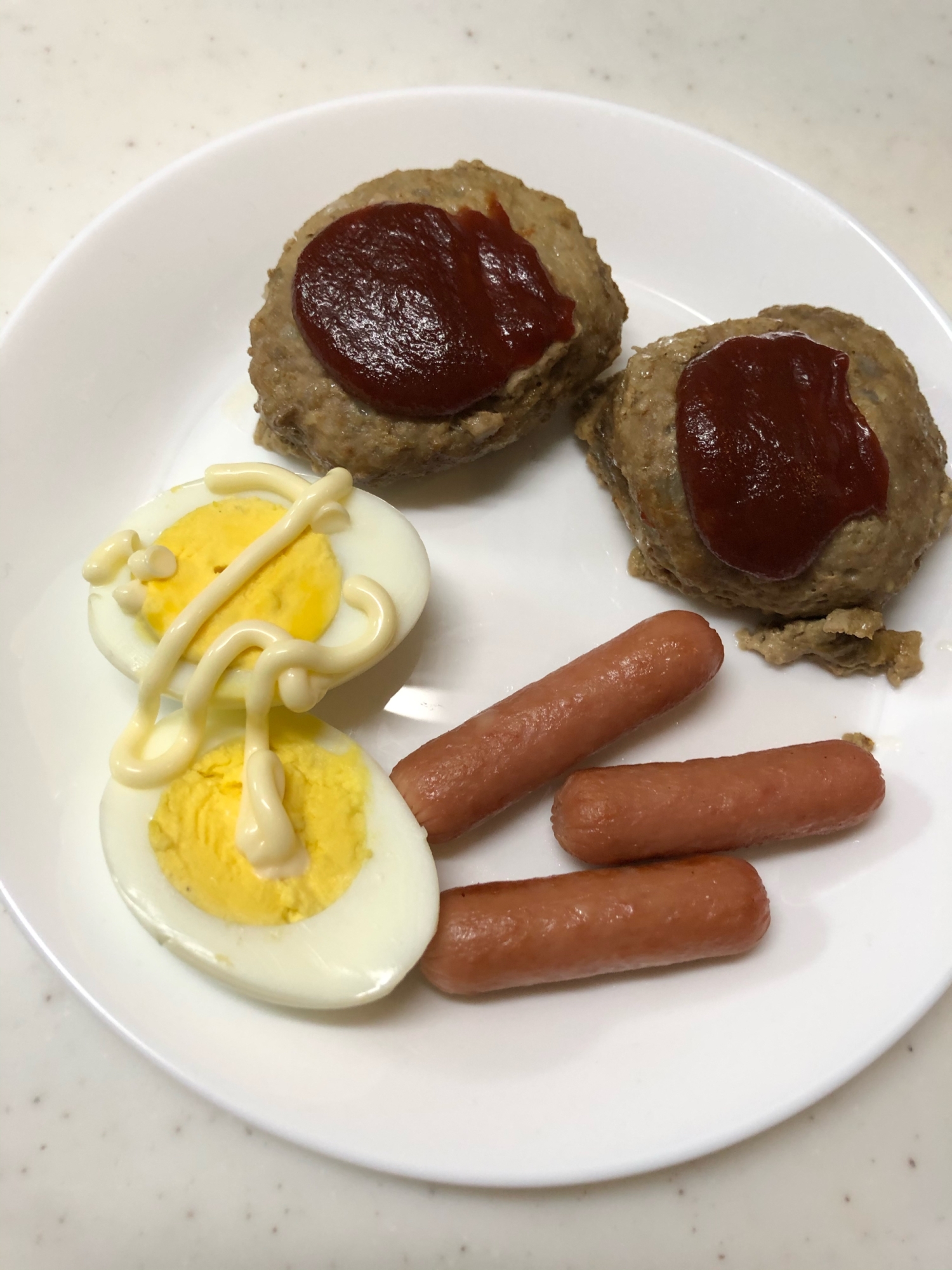 食パンで作る♡蓮根入りハンバーグ(^^)