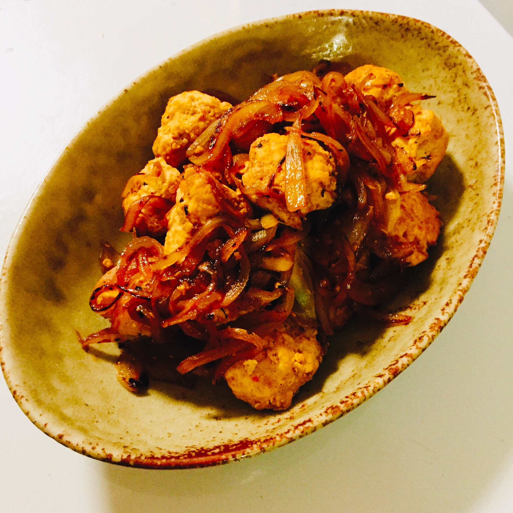 お弁当にぜひ♬ 鶏団子の甘辛炒め