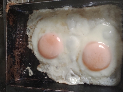 生姜醤油の目玉焼き