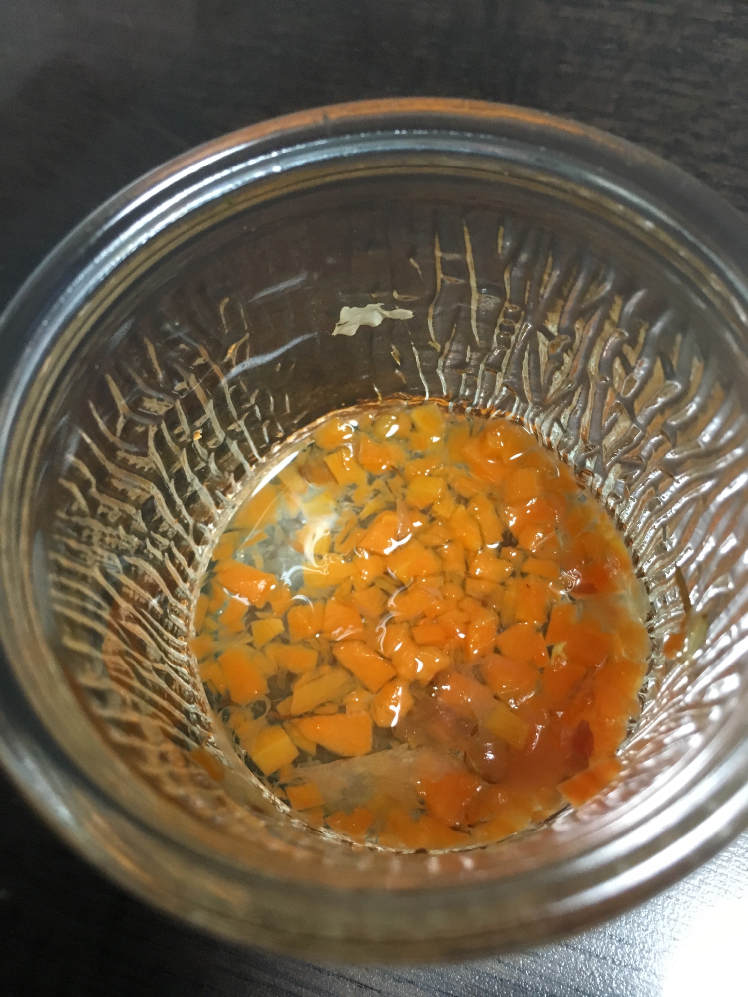 ⁑離乳食 モグモグ期⁑にんじんと鰹節のスープ