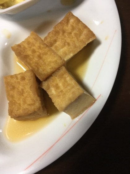 じゅわっと甘辛厚揚げ煮