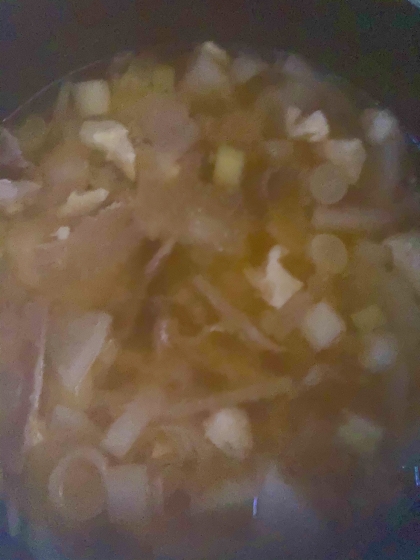 ネギの青い部分と玉ねぎの味噌汁 レシピ 作り方 By イ シュリー 楽天レシピ