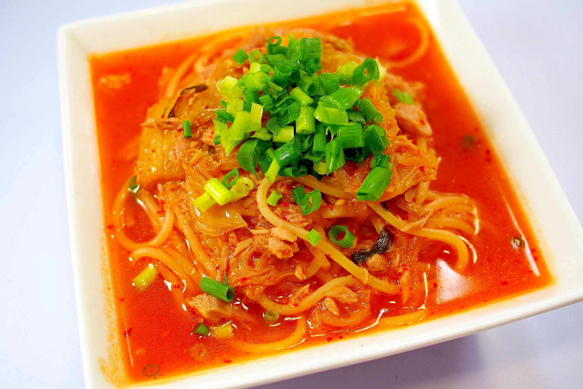 簡単 うまい キムチのスープスパ レシピ 作り方 By Assy1984 楽天レシピ