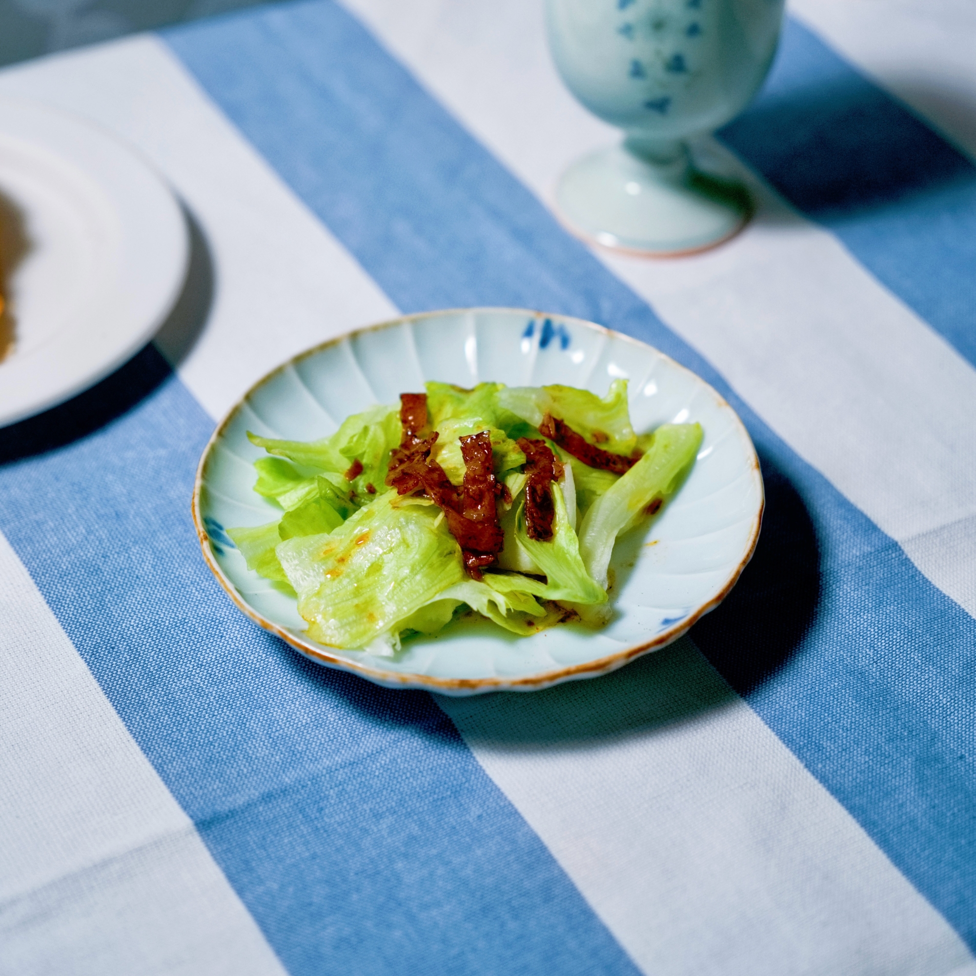 レタスのサラダ〜ベーコンドレッシング【洋食・副菜】