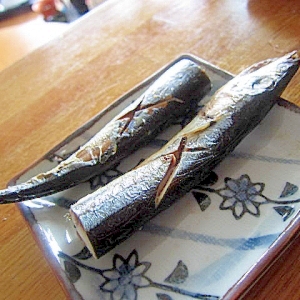 秋刀魚にがりグリル焼き