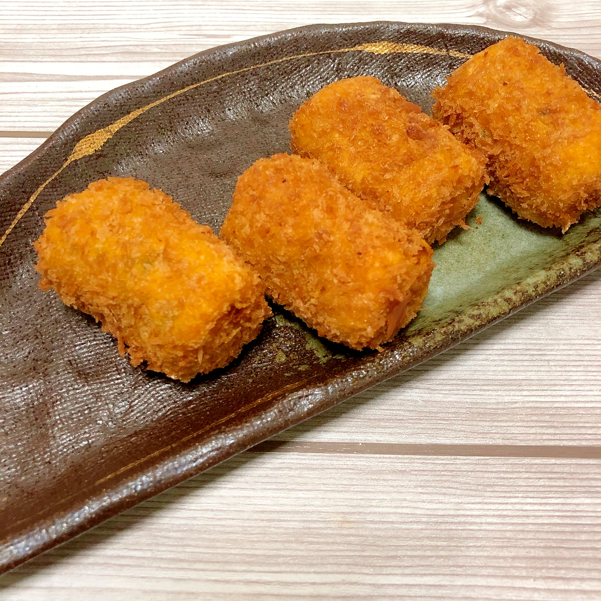 チーズ入り かぼちゃコロッケ レシピ 作り方 By まかろん 楽天レシピ