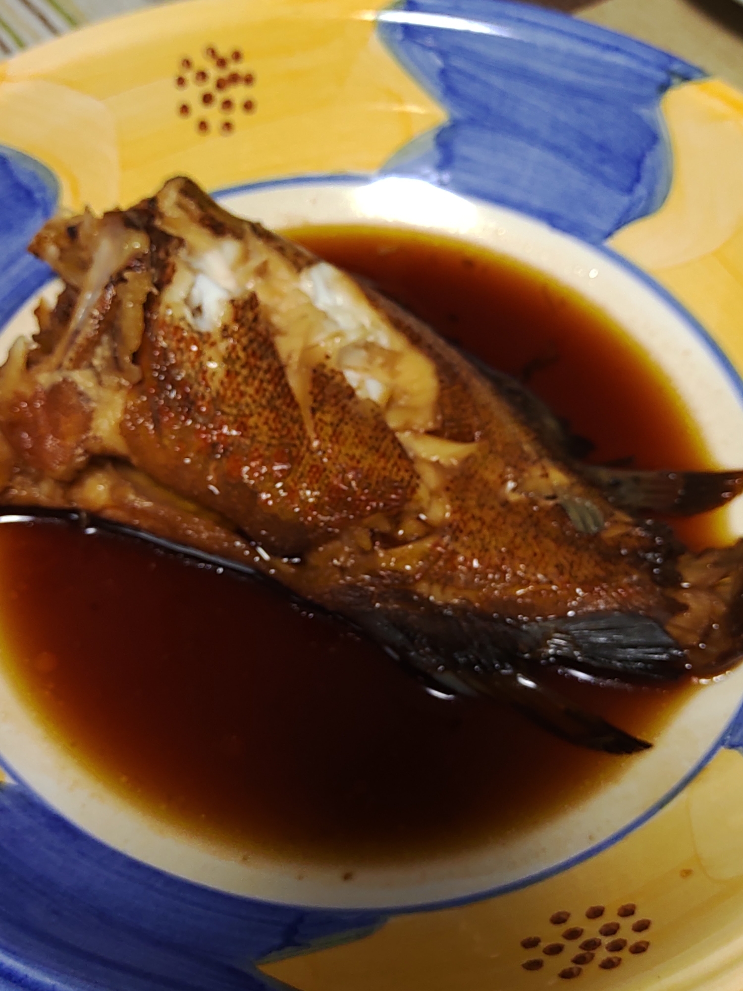 アコウの煮つけ