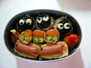 まっくろくろすけキャラ弁 レシピ 作り方 By まいまいまん 楽天レシピ