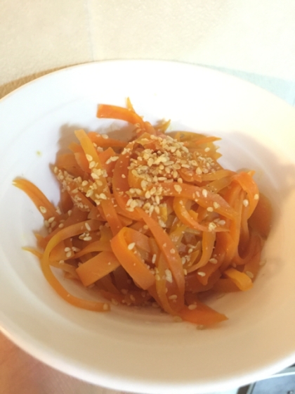 人参買いすぎてないけど作りましたー！美味しくって大好きー！