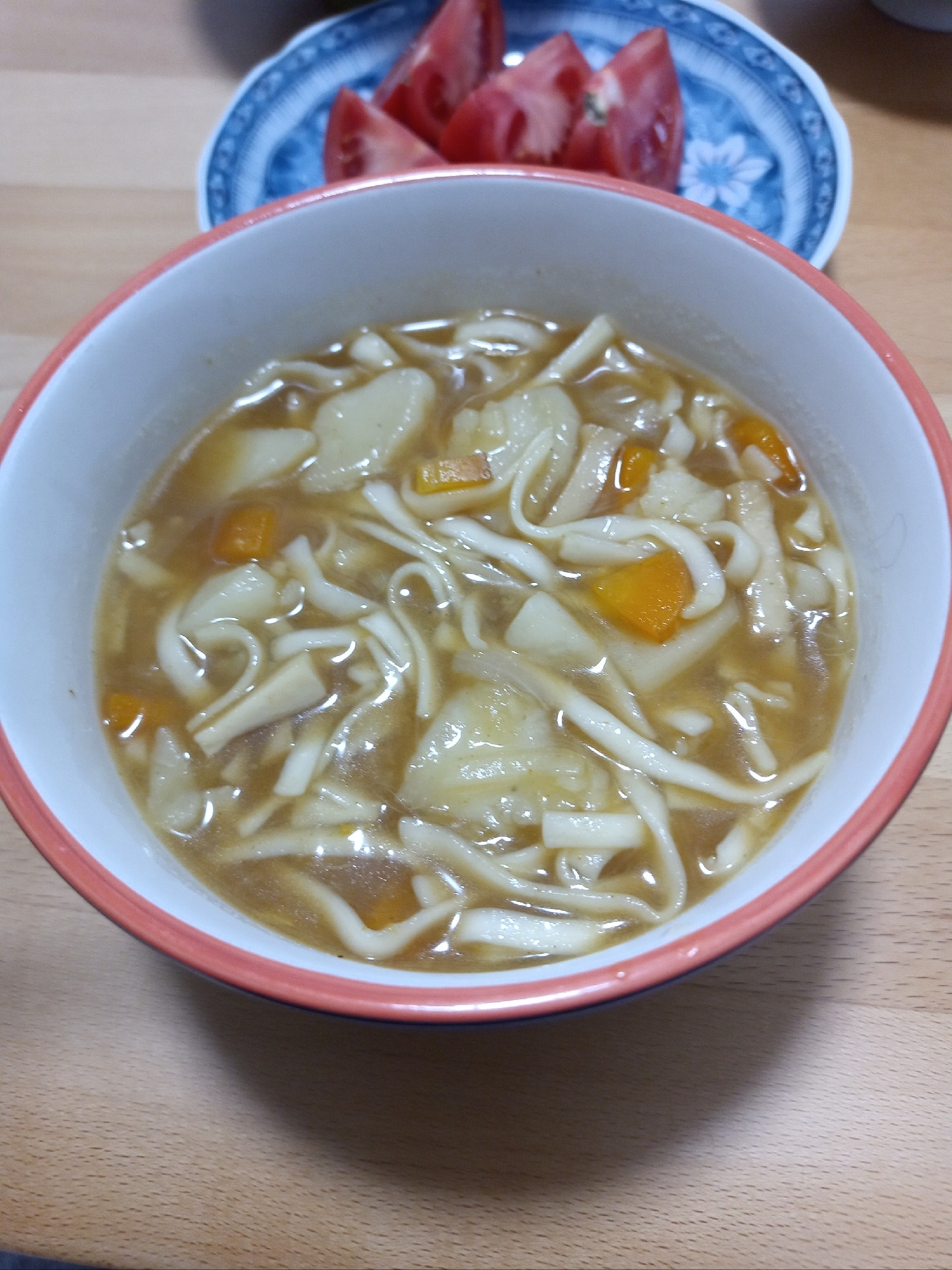 じゃがいものカレーうどん