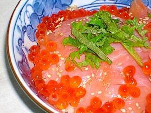 いくら大好き♪親子丼