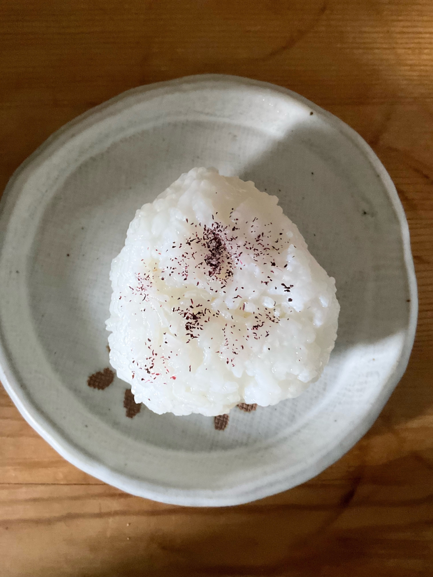 玉ねぎ芽ひじき入りおにぎり