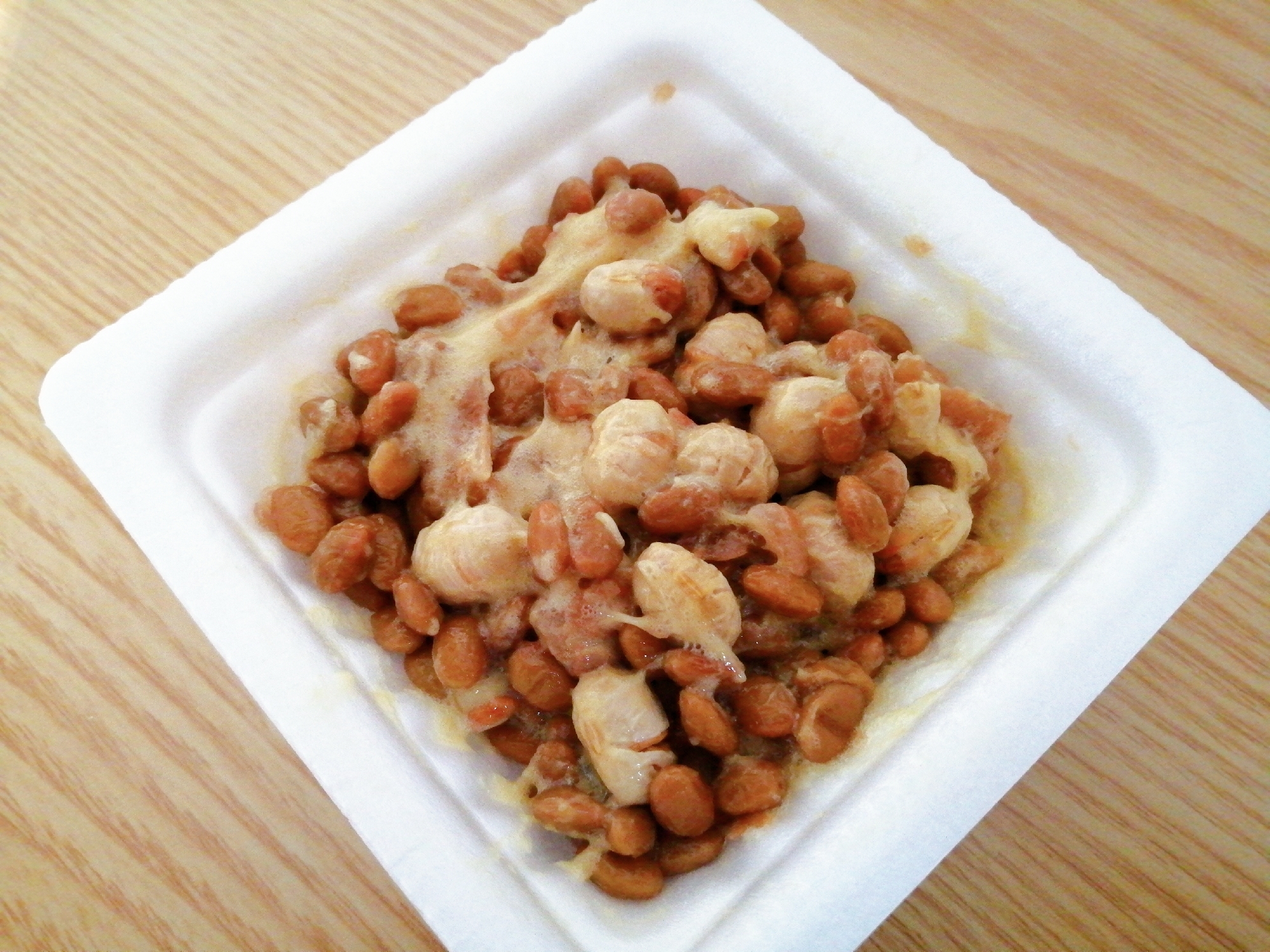 乾燥大豆と梅干しの納豆