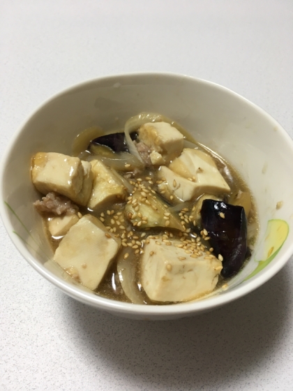 豆腐にも茄子にも味が染みて美味しかったです！