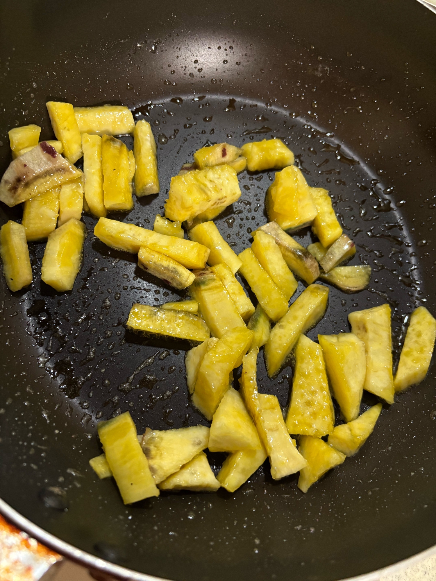 さつまいもマーガリン焼き