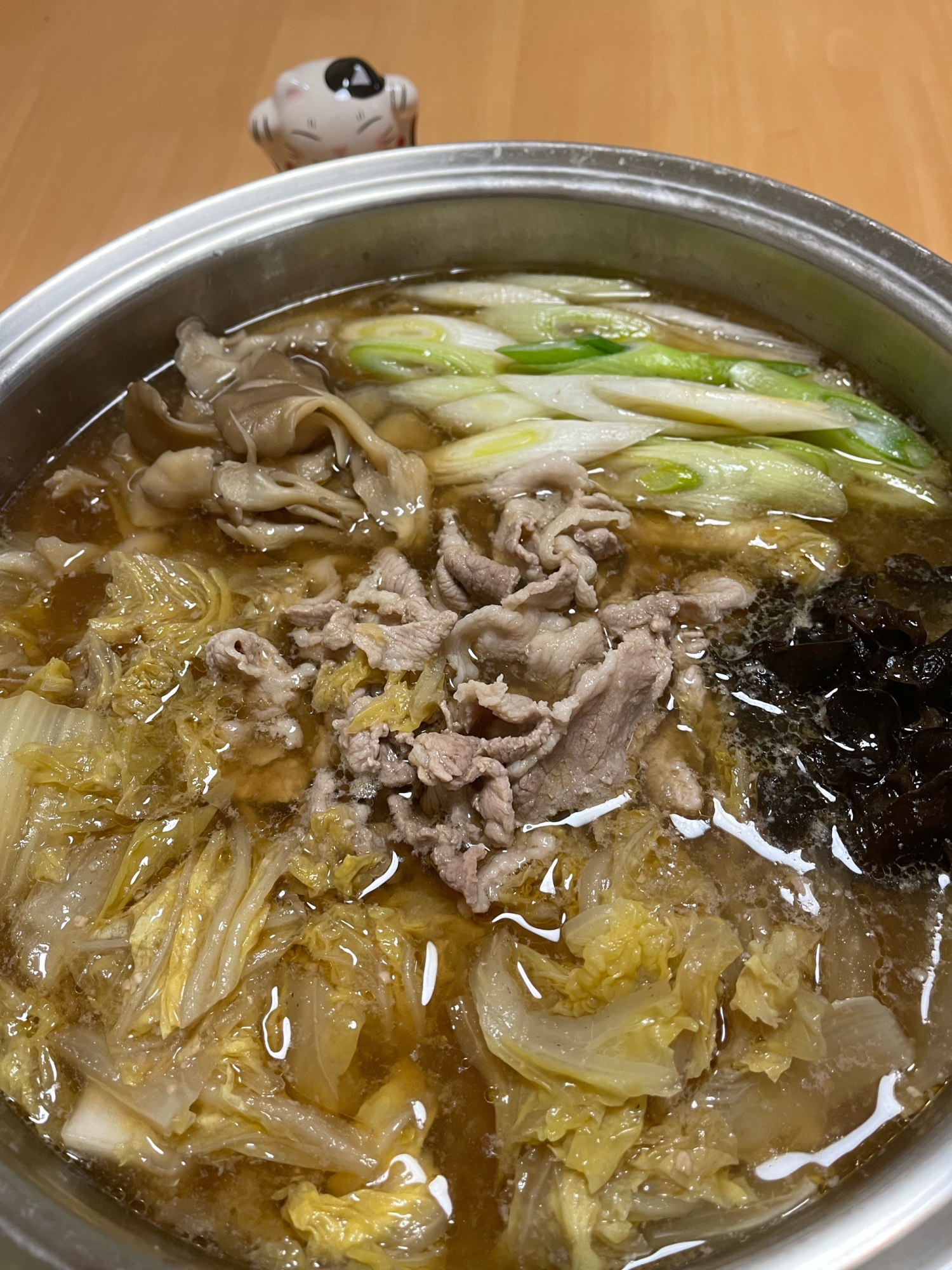 あったまろ♬白菜と豚肉の味噌鍋