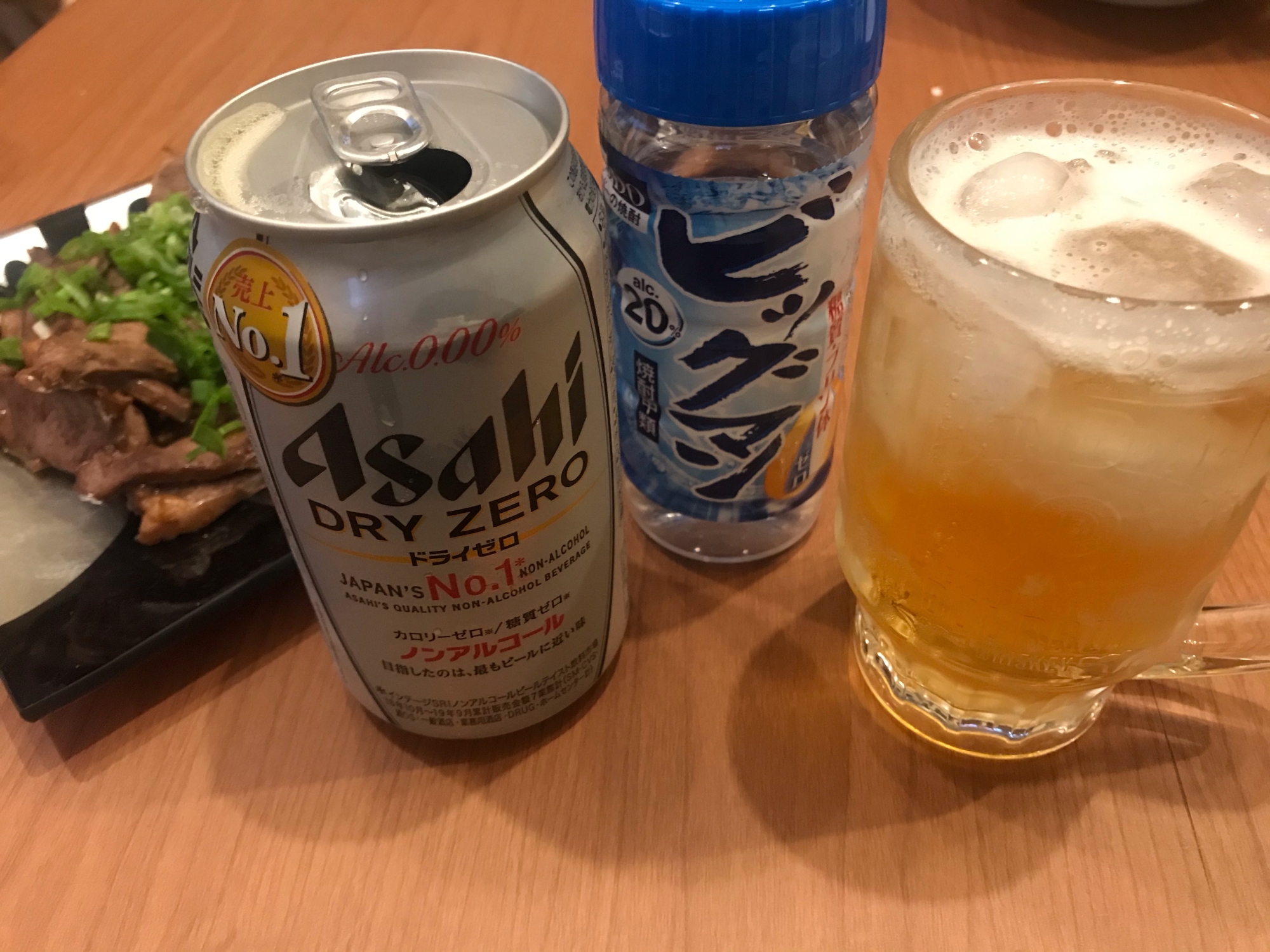 アサヒドライゼロと焼酎甲類でドラッピー