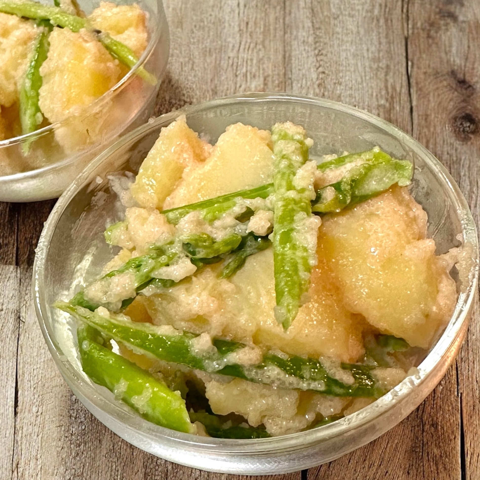 レンジだけで簡単！明太アスパラポテトサラダ
