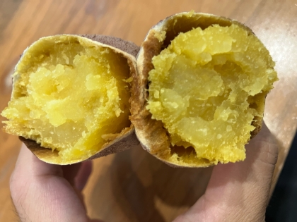 レンジとオーブンでほくほく焼き芋