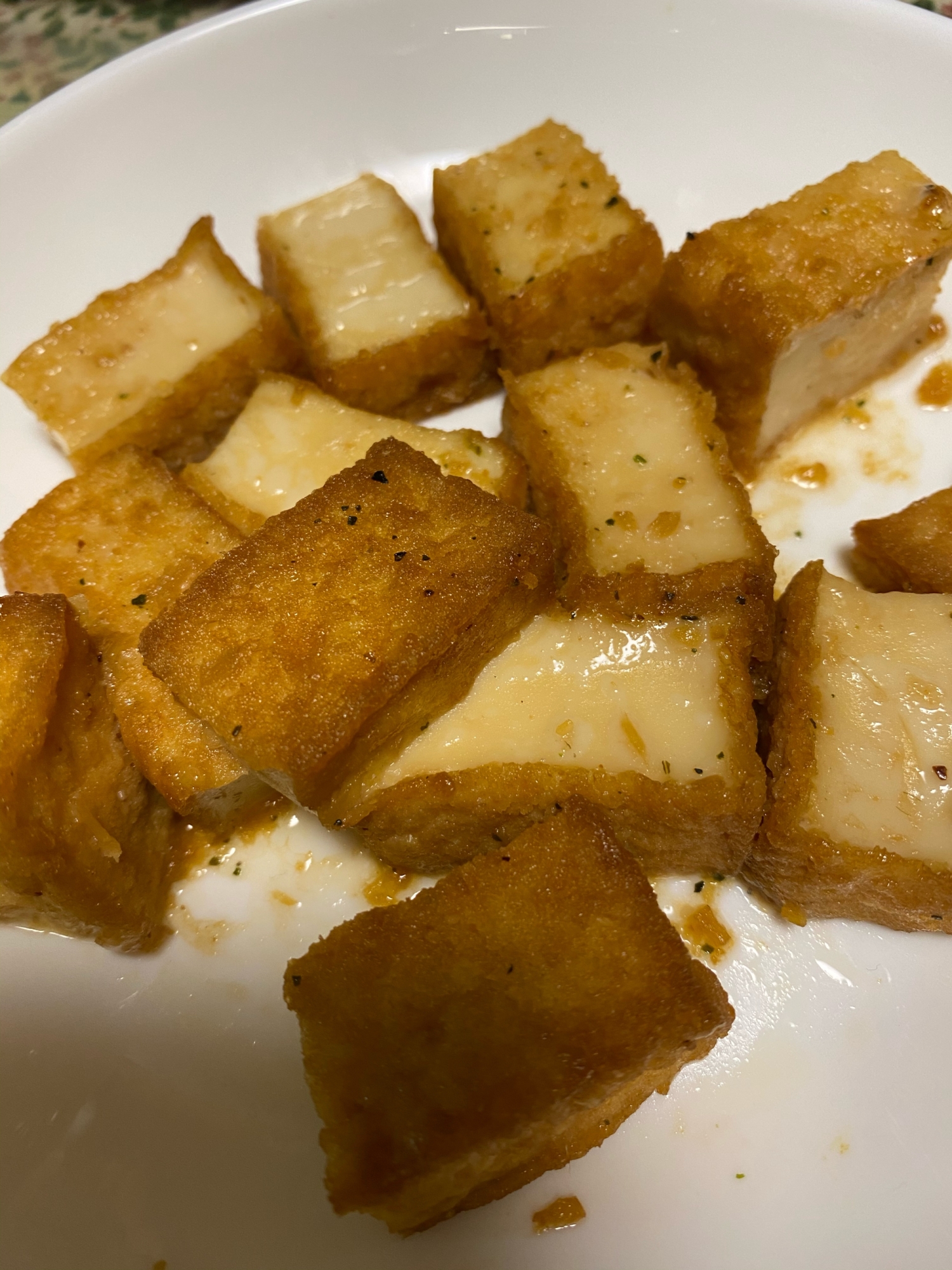 厚揚げのめんつゆマヨネーズ焼き レシピ 作り方 By Kiwiiiii 楽天レシピ