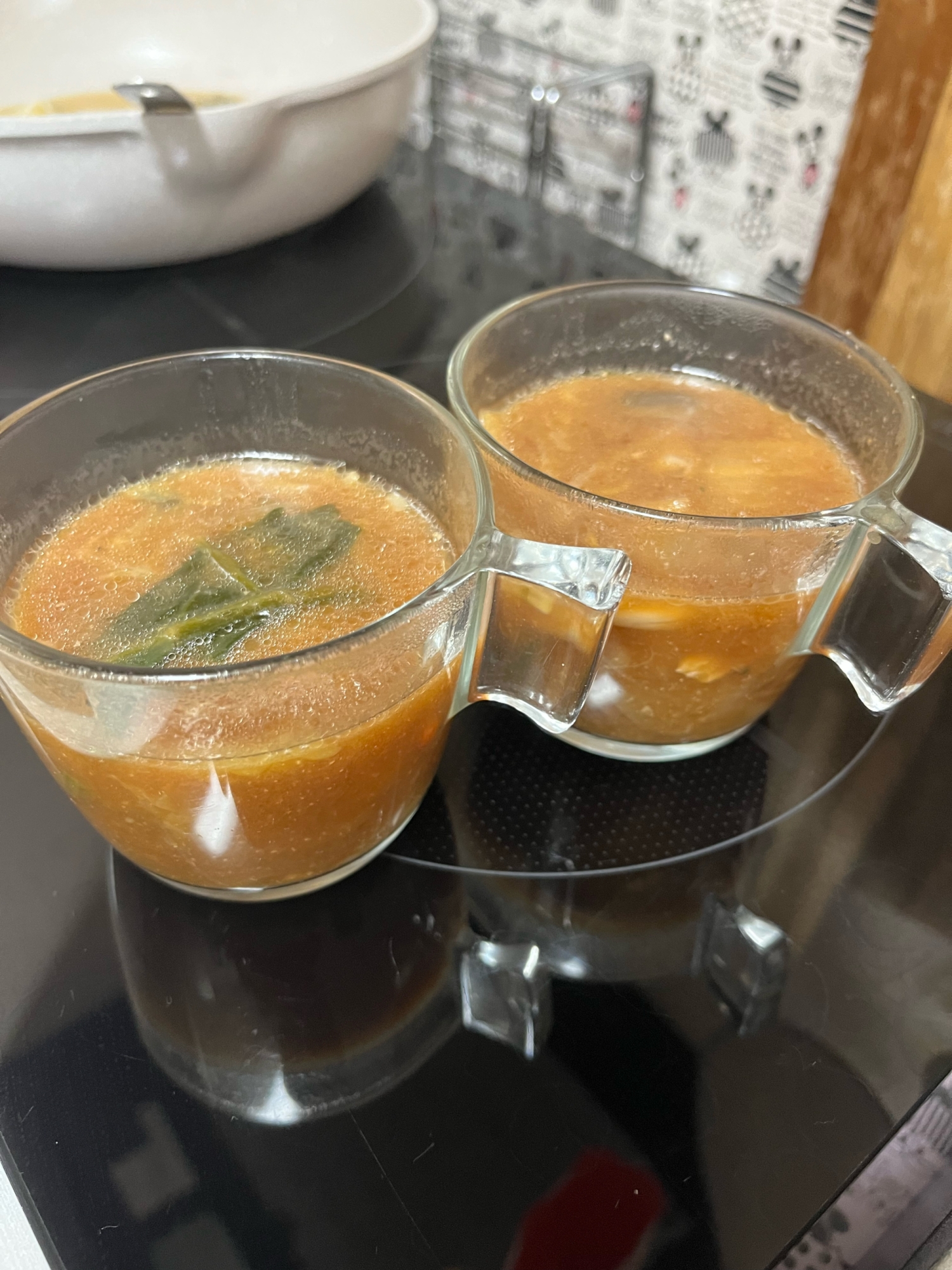 出汁入らず！鍋の残り汁で味噌汁