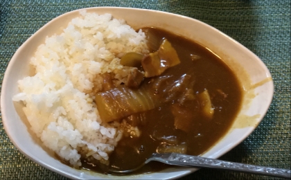 水いらず！和風☆白菜カレー