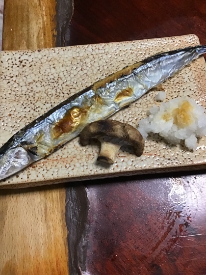 小さなサンマも薬味☆で美味しく味わって♪