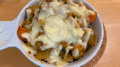 余ったカレーで★焼きカレー　ドリア風
